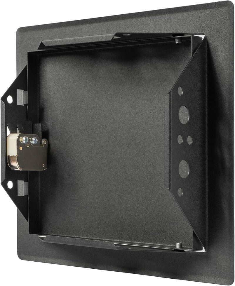 Vent Systems 6'' x 6'' Inch Anthracite Metal Access Panel with Click Function - Easy Access Doors - Access Panel for Drywall, Wall, Electrical and Plumbing Service Door - Image 2
